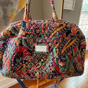 Vera Bradley Colorful Paisley Travel Bag
